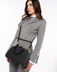 Tailleur tre pezzi Jolie gessato grigio