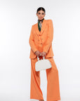 Tailleur tre pezzi Lino orange