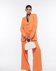 Tailleur tre pezzi Lino orange
