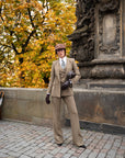 Tailleur tre pezzi Classic oliva
