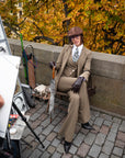 Tailleur tre pezzi Classic oliva