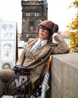 Tailleur tre pezzi Classic oliva