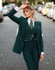 Tailleur tre pezzi Classic verde bottiglia