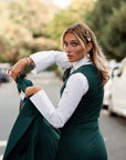 Tailleur tre pezzi Classic verde bottiglia