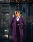 Tailleur tre pezzi Classic Prugna