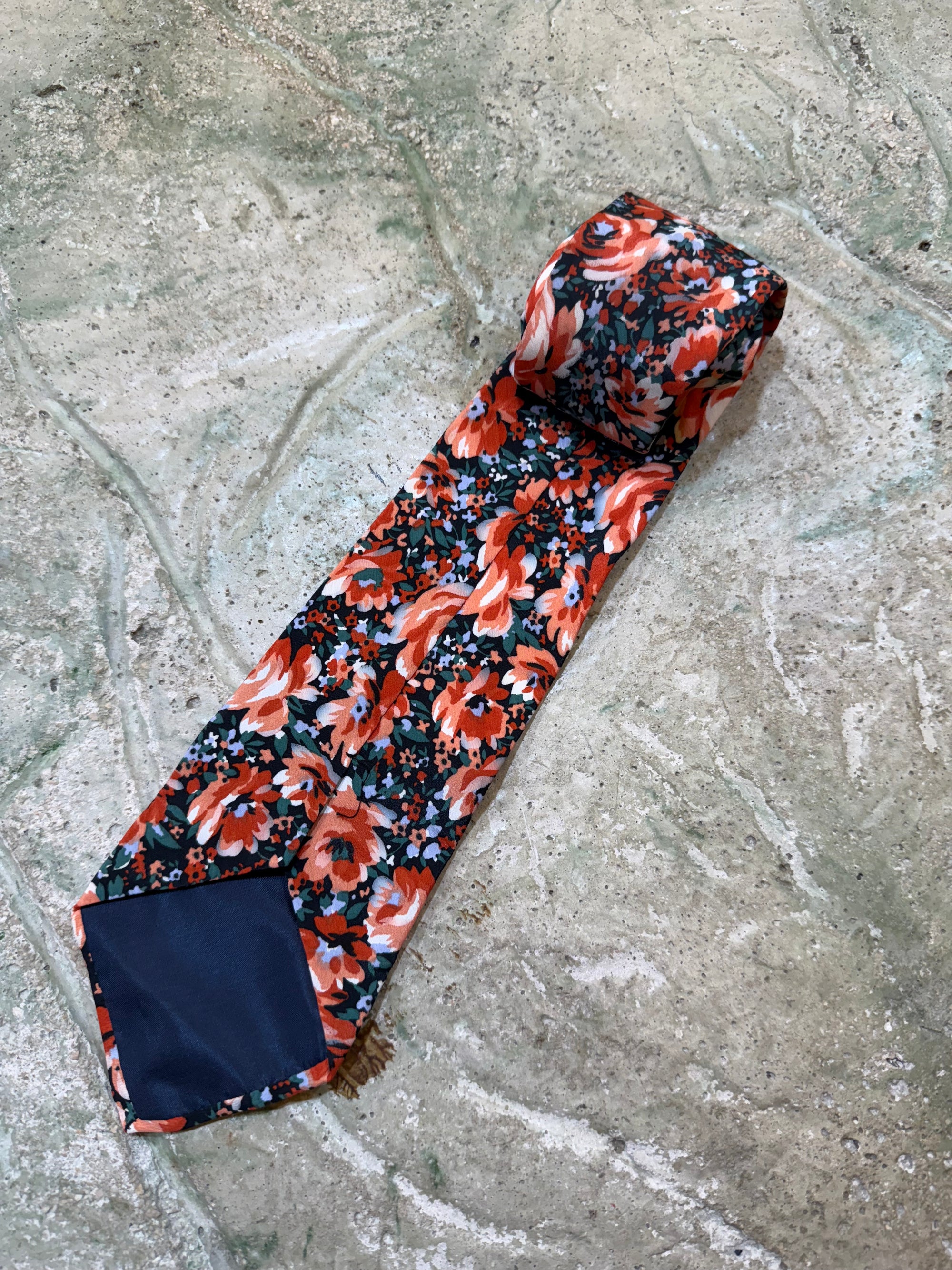 Cravatta floreal multicolor