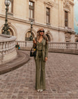 PRE-ORDER Tailleur Tre Pezzi Classic Oliva