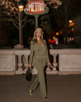 PRE-ORDER Tailleur Tre Pezzi Classic Oliva