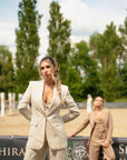 Tailleur tre pezzi lino Beige