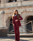 New tailleur tre pezzi Baby Bordeaux