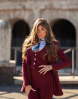 New tailleur tre pezzi Baby Bordeaux