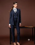 Tre pezzi New York Blu