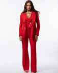 Tailleur tre pezzi Classic rosso
