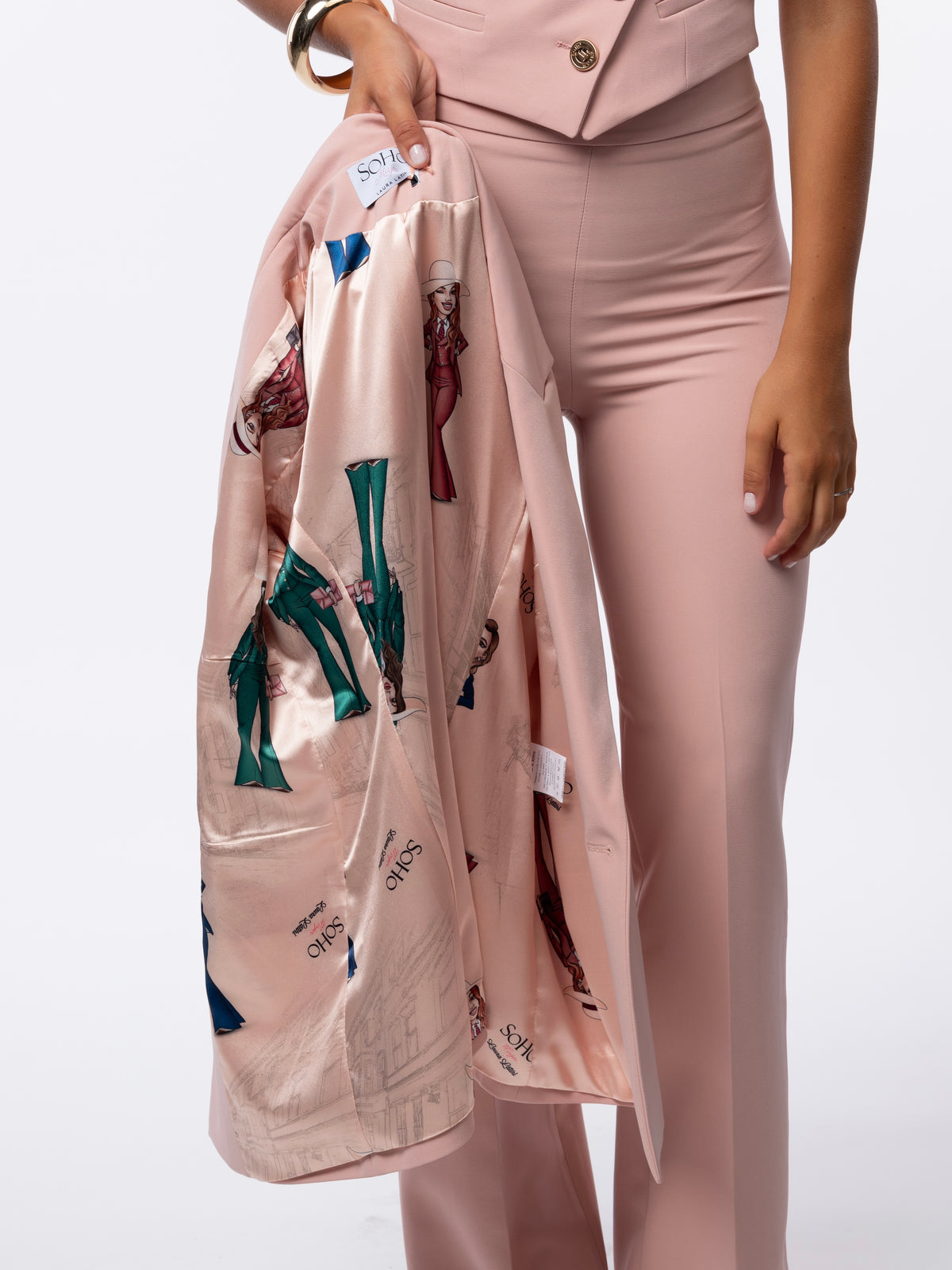 Tailleur tre pezzi Classic Rosa cipria