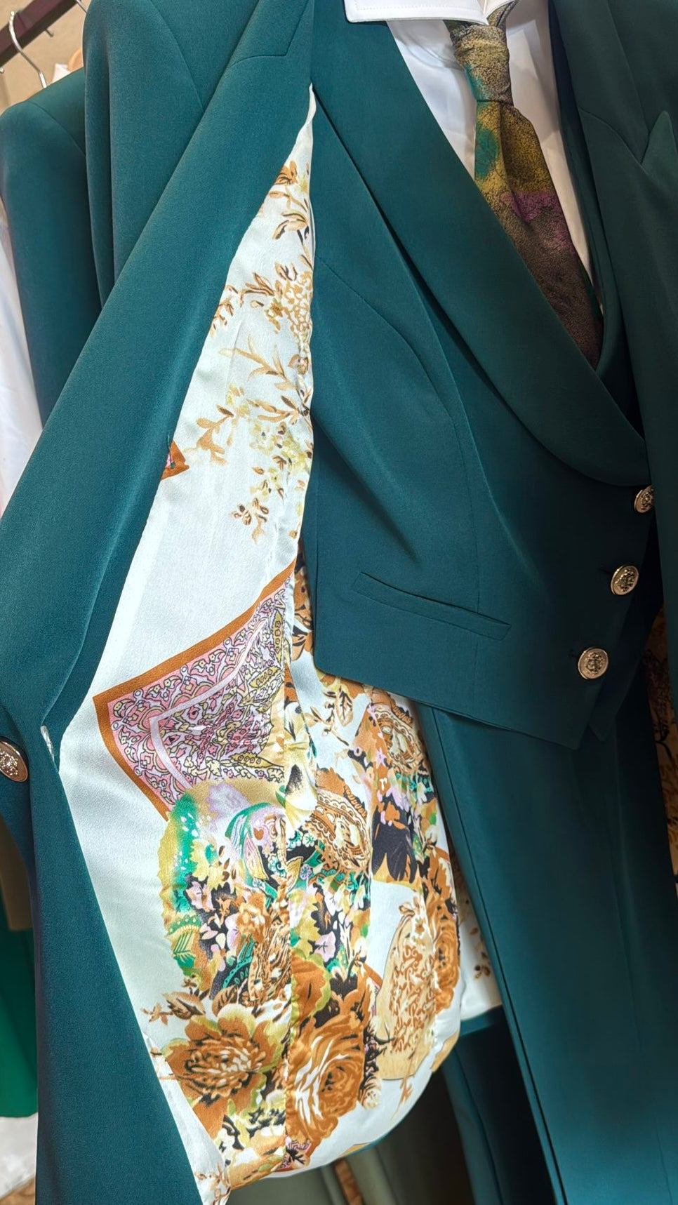 Tailleur tre pezzi Classic verde bottiglia