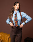 Camicia sartoriale azzurra