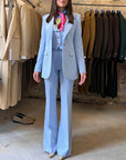 New tailleur tre pezzi baby azzurro cielo