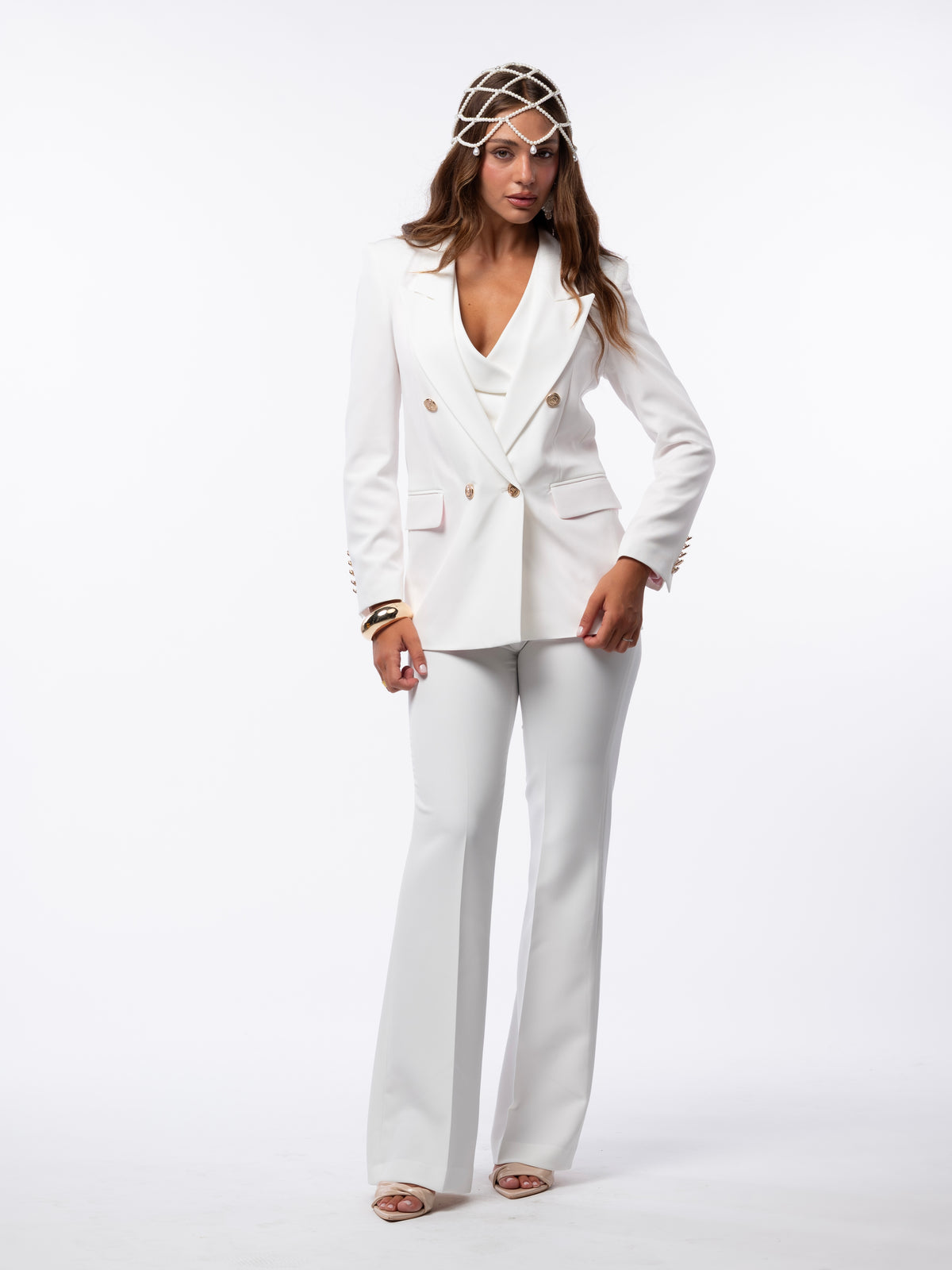 Tailleur tre pezzi Classic Bianco