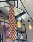 Cravatta base Bordeux fantasia beige