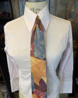 Camicia sartoriale base bianca a costine rosa