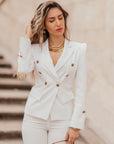 Tailleur White Bianco glamour