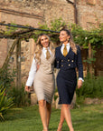 Tailleur Laura gessato blu