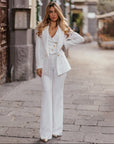 Tailleur tre pezzi Classic Bianco