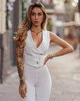 Tailleur tre pezzi Classic Bianco