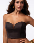 Bustier testa di moro