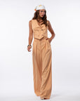 Tailleur tre pezzi Egypt gessato orange
