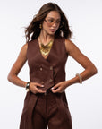 tailleur tre pezzi Egypt brown