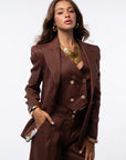 tailleur tre pezzi Egypt brown