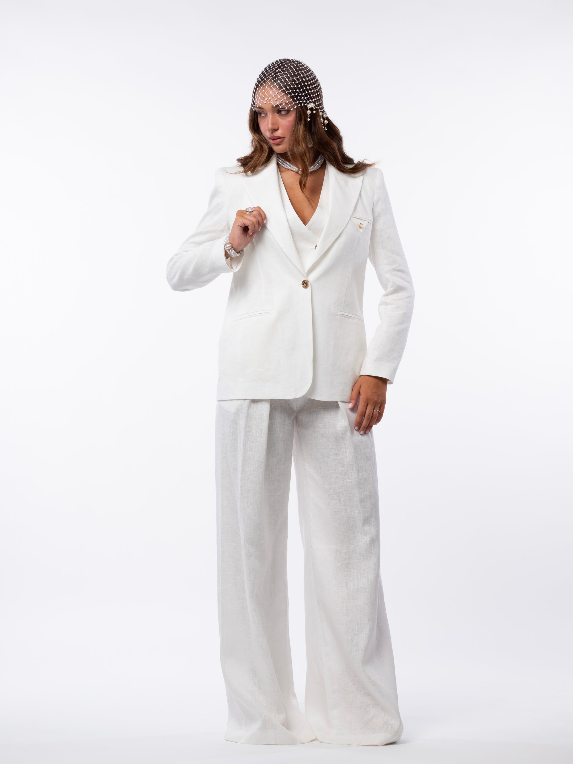 Tailleur tre pezzi Egypt bianco
