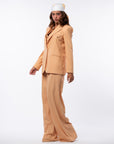 Tailleur tre pezzi Egypt gessato orange