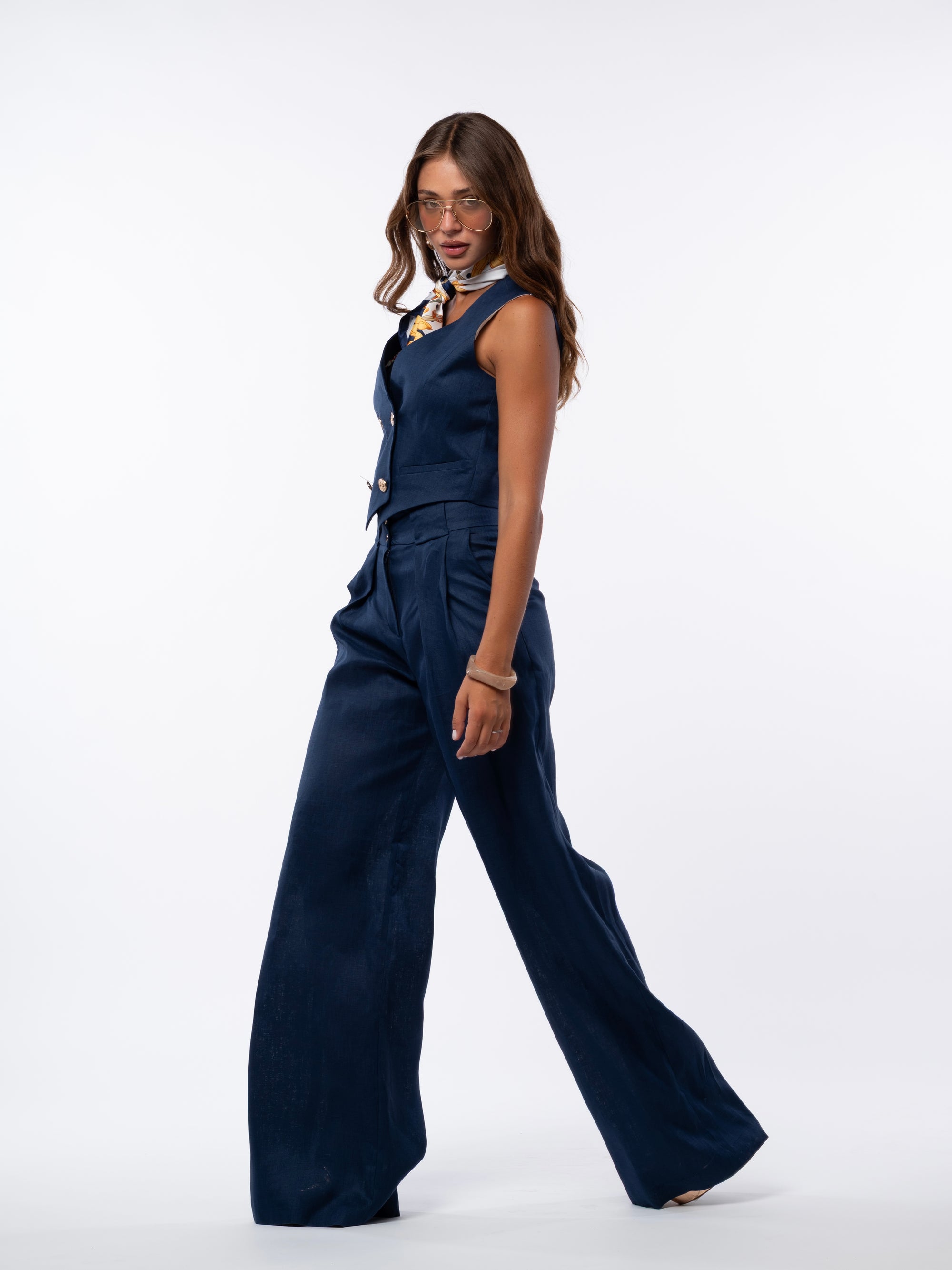 tailleur tre pezzi Egypt blu navy