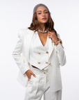 Tailleur tre pezzi Egypt bianco