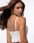 Bustier panna