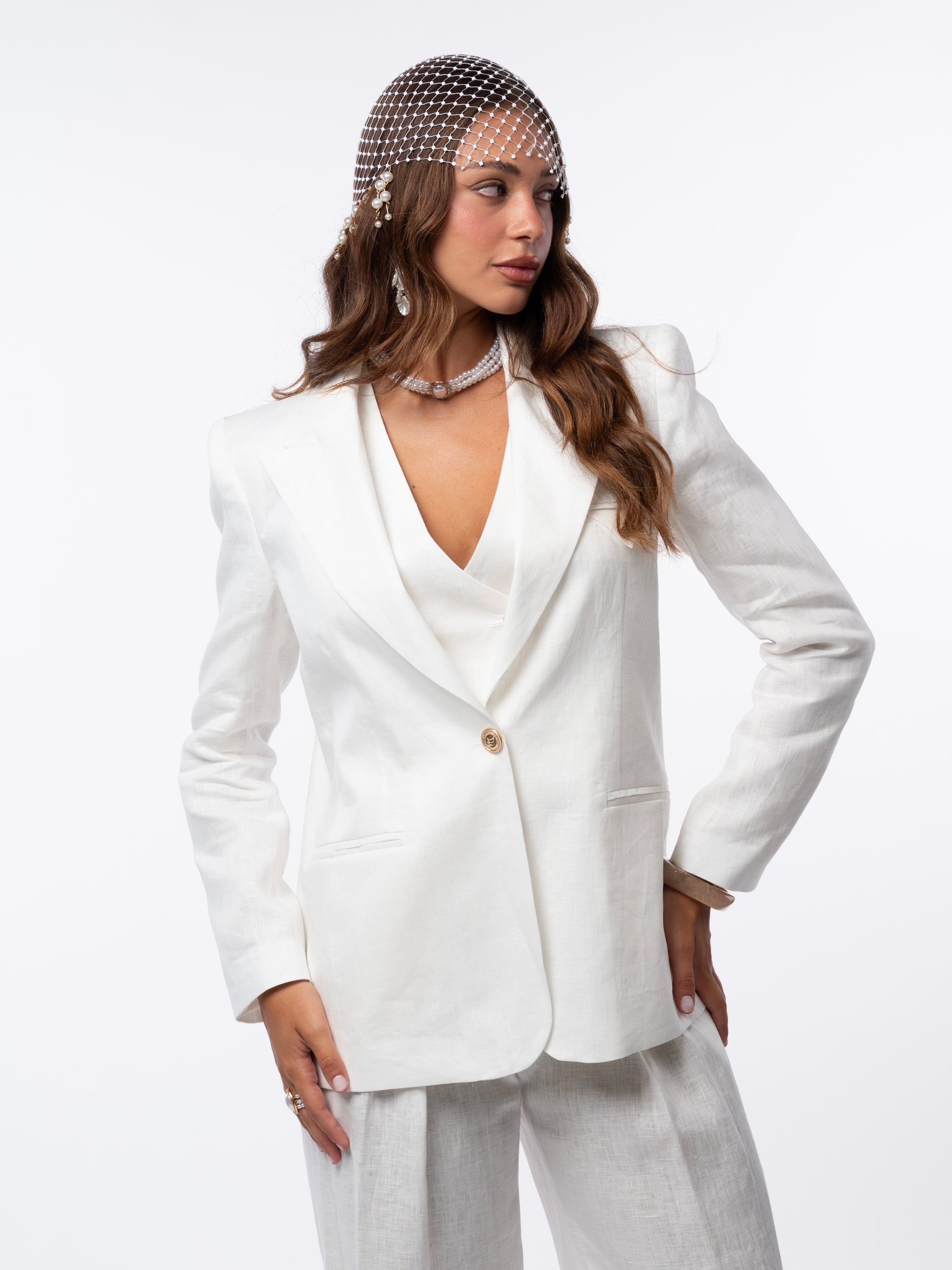 Tailleur tre pezzi Egypt bianco