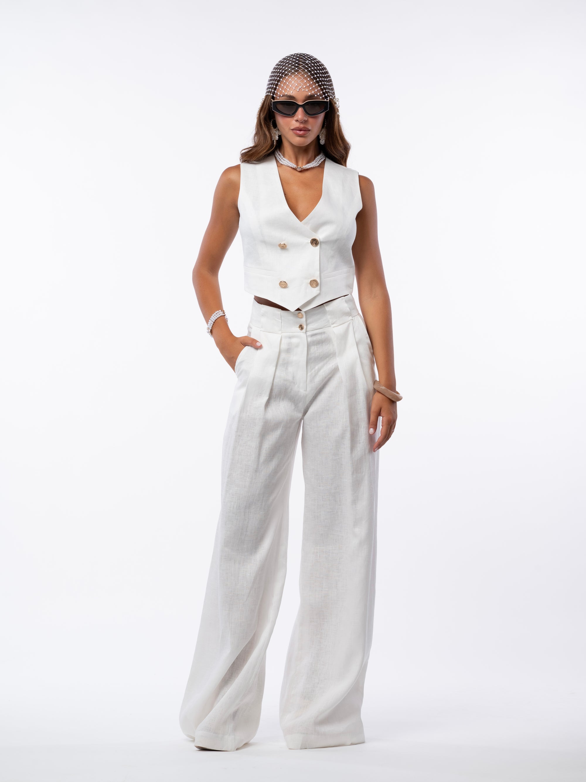 Tailleur tre pezzi Egypt bianco