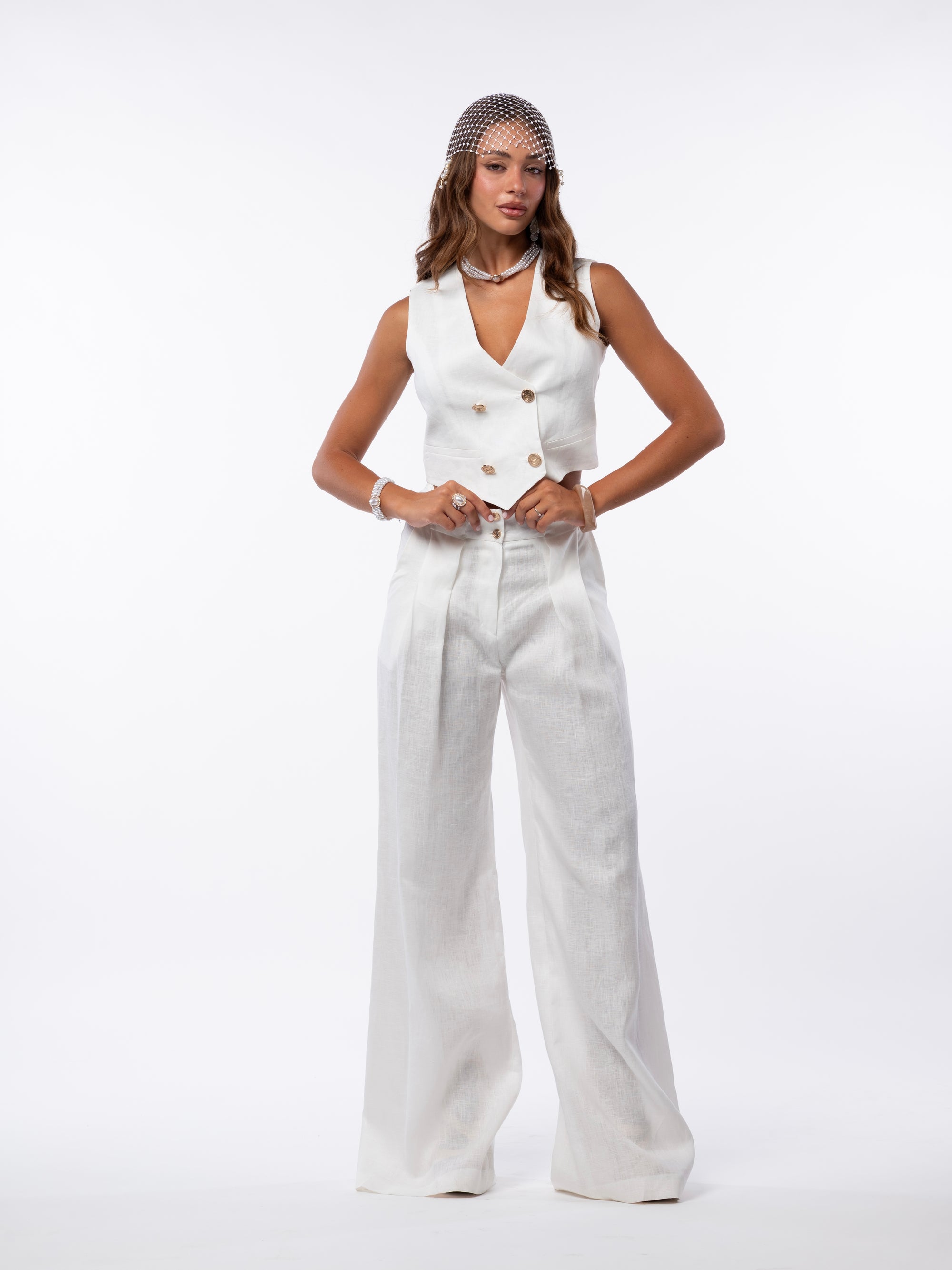 Tailleur tre pezzi Egypt bianco