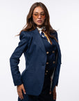 tailleur tre pezzi Egypt blu navy
