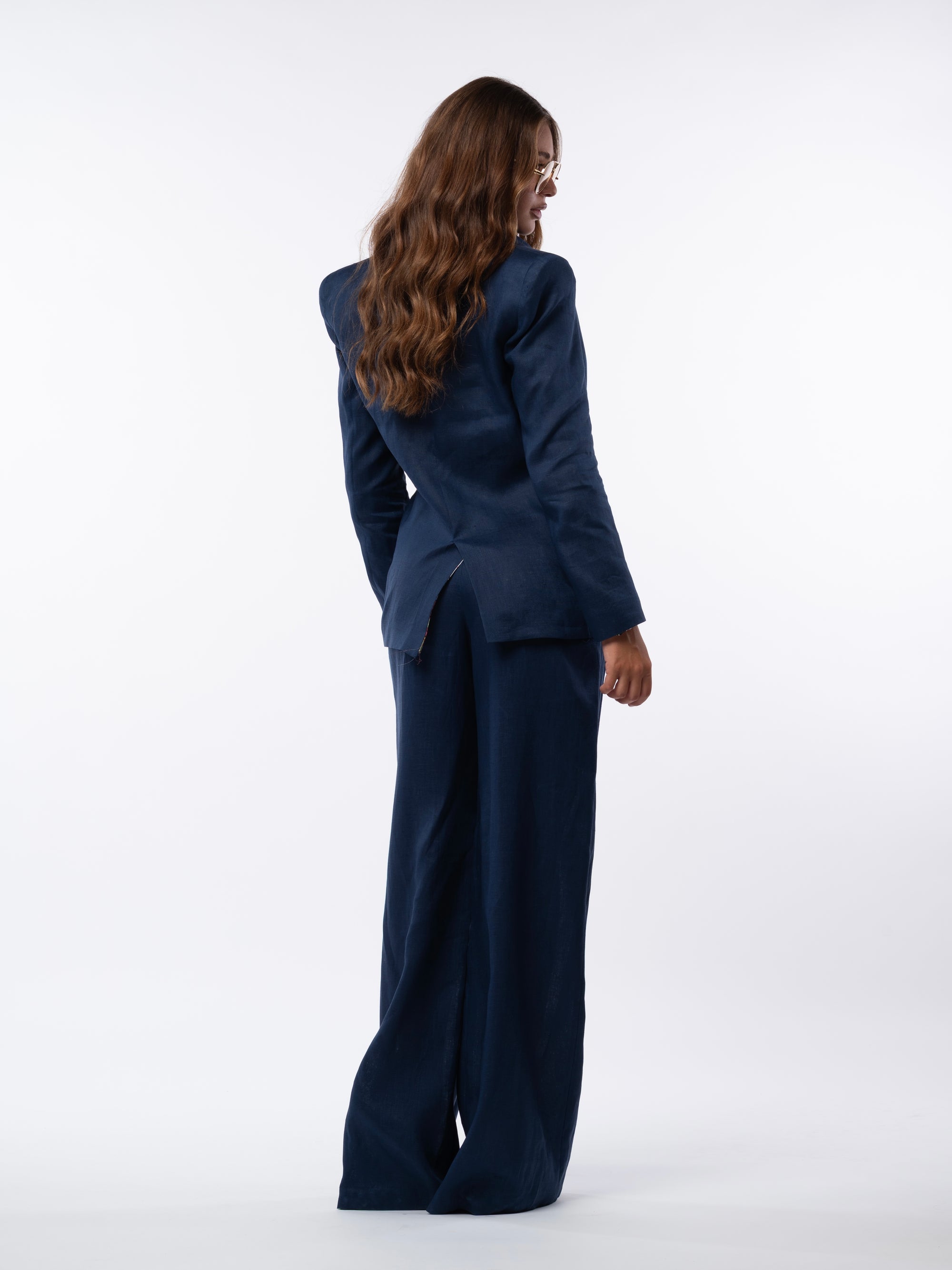 tailleur tre pezzi Egypt blu navy