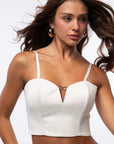 Bustier panna