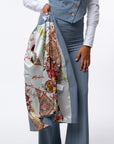 Tailleur tre pezzi Classic gessato acqua marina