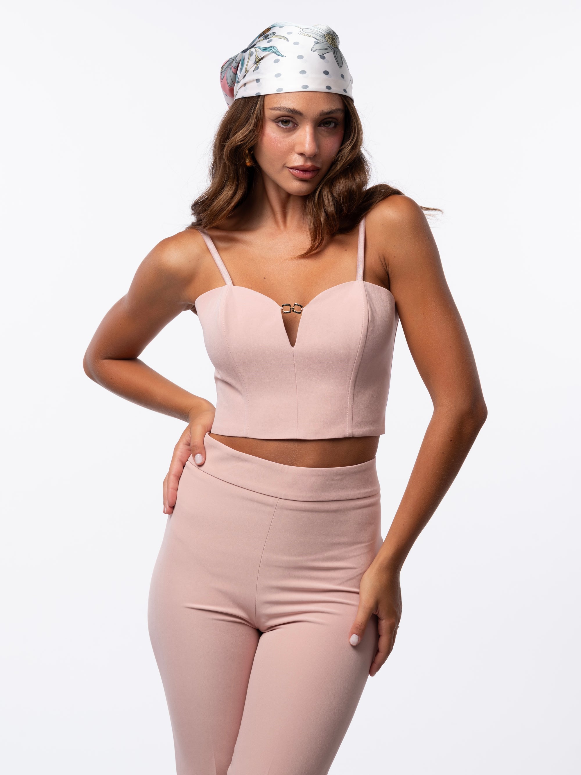 Bustier rosa cipria