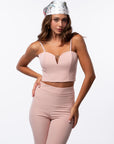Bustier rosa cipria