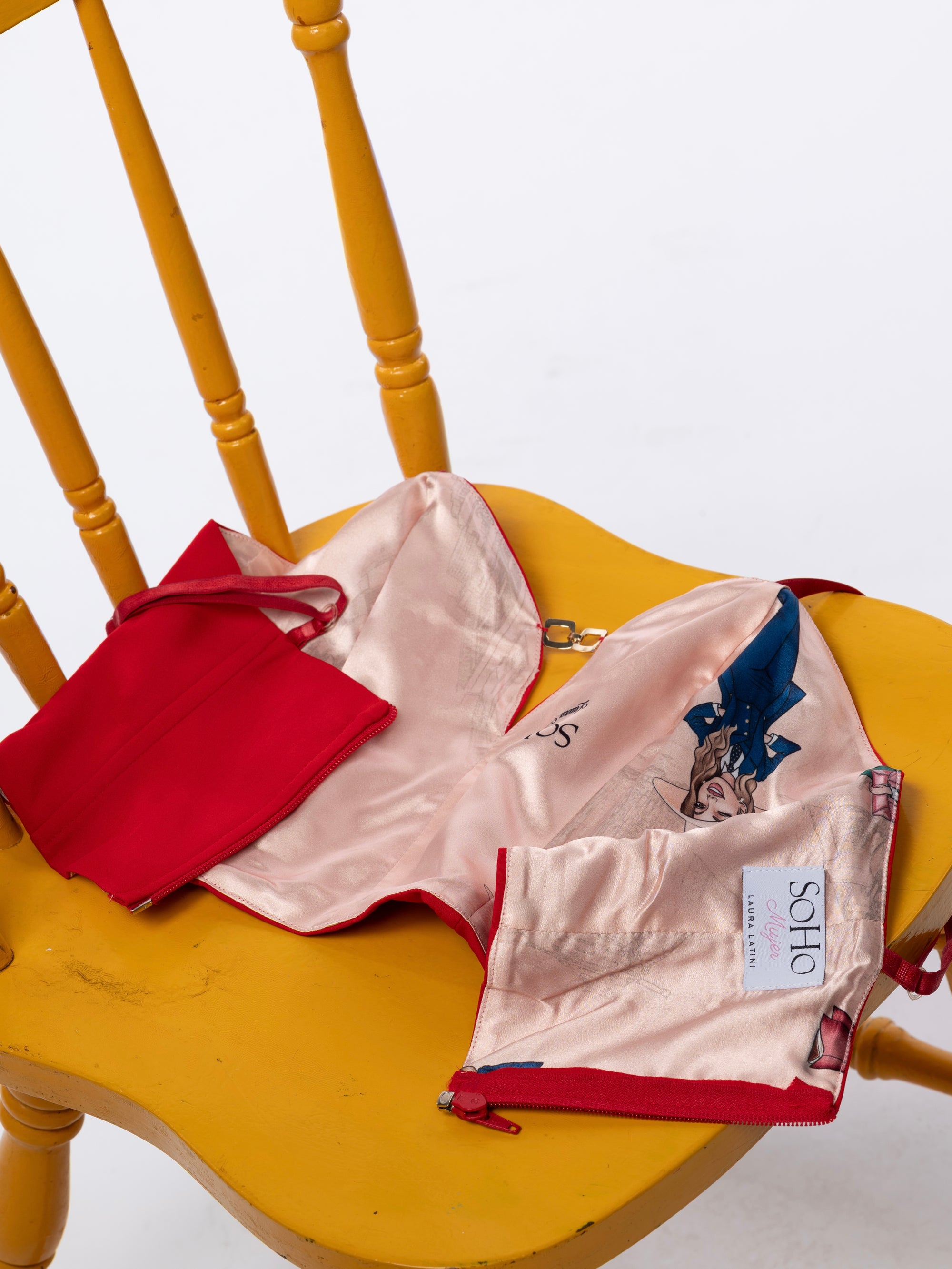 Bustier rosso
