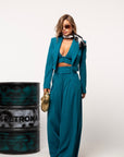 Tailleur Cherie petrolio