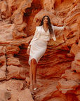Tailleur Laura Bianco Gessato