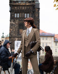 Tailleur tre pezzi Classic oliva